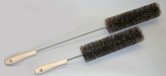 Noodle Brush longer version 27" overall length, flexible brush end is 8" long x2.5 dia
